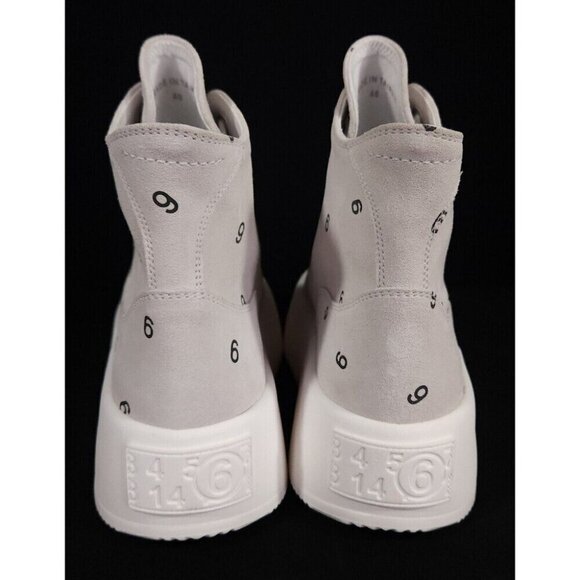 MM6 Maison Margiela 6 Platform Suede Sneakers 40 10 Womens Gray New - Picture 6 of 16